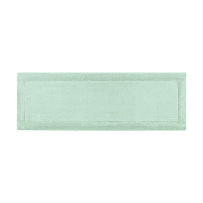 Reversible 3000 Gsm 100% Cotton 24X60" Bath Rug - , Machine Washable, Medium Pile 0.5" Easy Care, 0.5