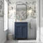 Meuble-lavabo 24 po avec 2 portes et tiroir coulissant, armoire de rangement pour salle de bain avec lavabo, portes à fermeture en douceur avec organisateurs-1905002792-1905002793