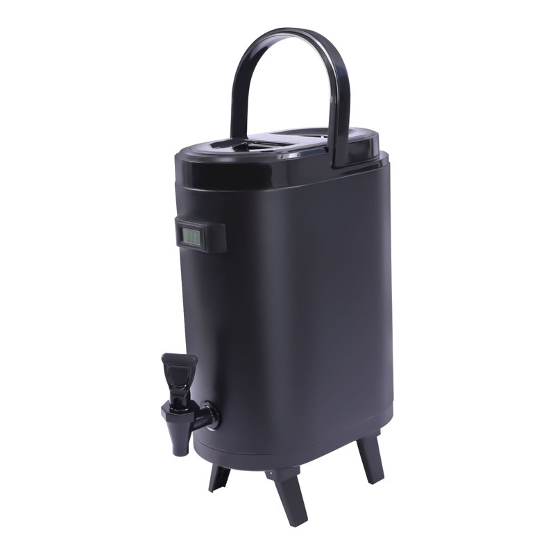 Distributeur de boisson isotherme 6L, Noir, H 11 po x l 7,1 po x L 11,4 po