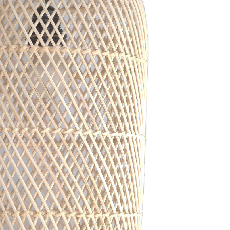 Luminaire suspendu en bambou tissé à la main Forever Bamboo