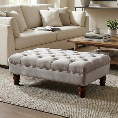 Velvet Upholstered Bench