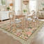 Tapis festonné moderne antidérapant Farmhouse Floral-485207299