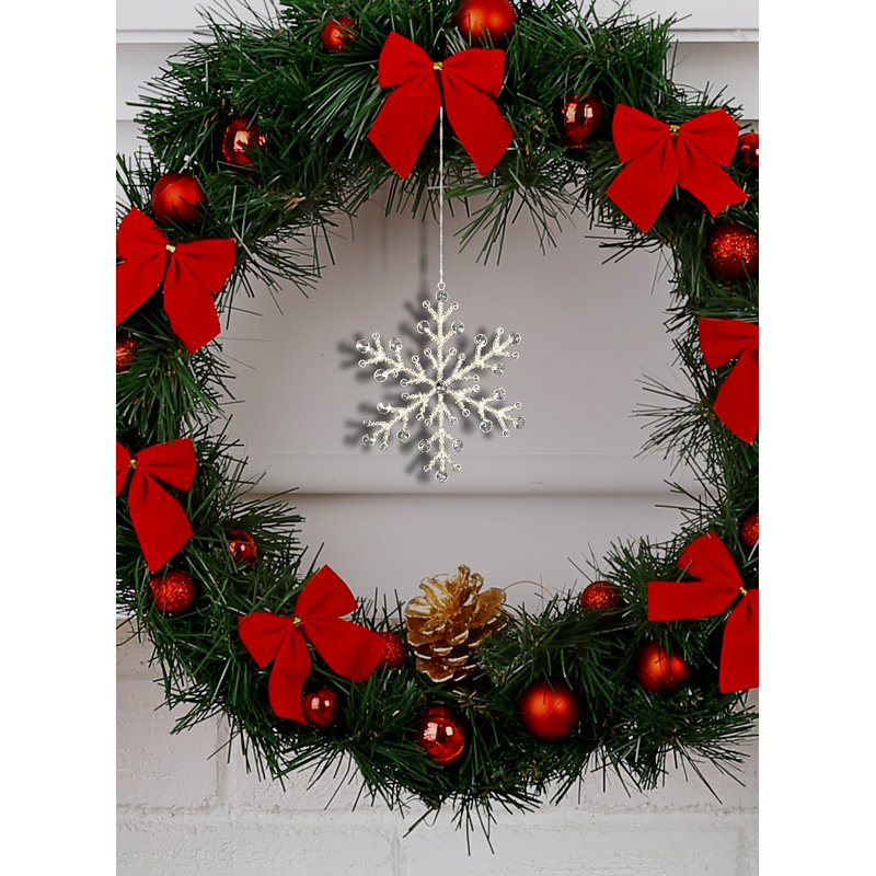 Ornement en flocons de neige Serene Spaces Living, paquet de 6