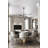 Modern 6 Light 3 Tier Black Shade Chandelier