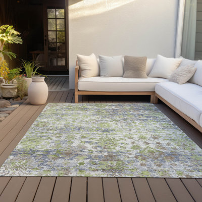 Tapis moderne intérieur / extérieur lavable à la machine Amanda ACN2211