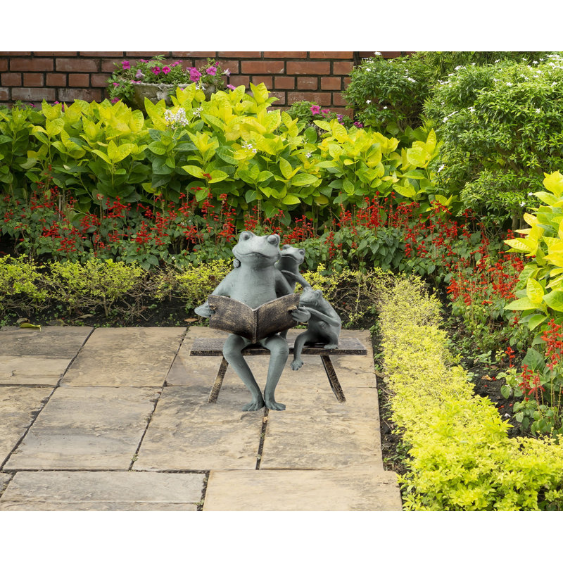 Frog Metal Garden Statue