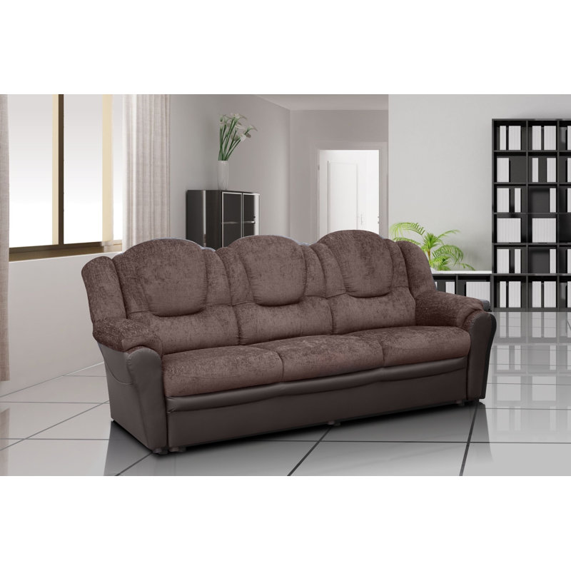 Texas 3 Seater Sofa, Brown/Brown