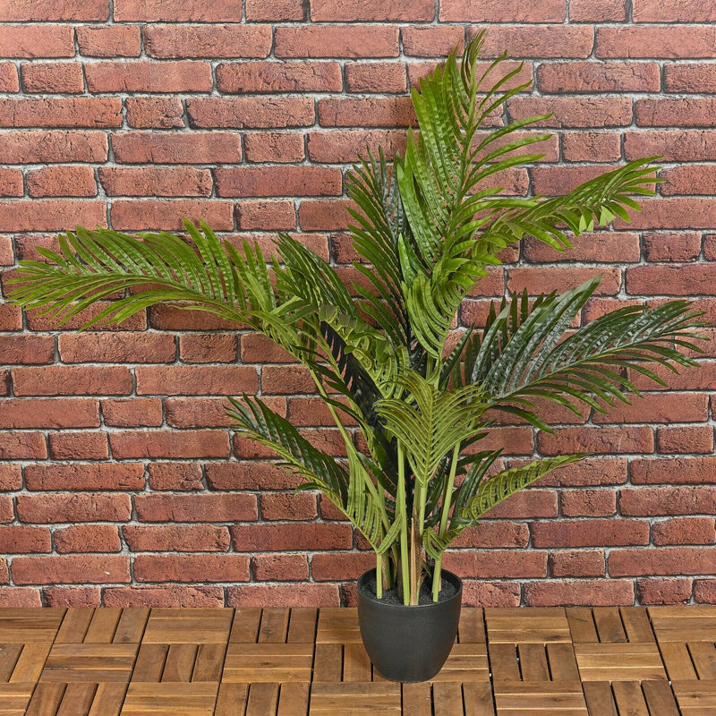112cm Faux Palm Plant in Pot