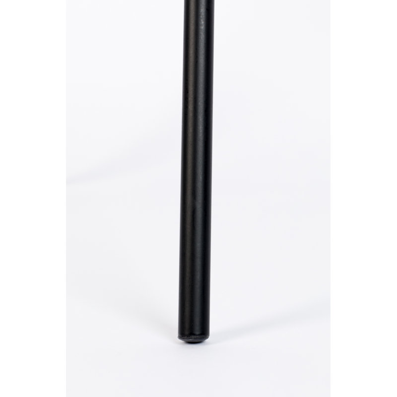 Sien 45'' Black Iron Tripod Floor Lamp with Rattan Shade