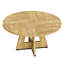 Table de salle à manger ronde pour table de cuisine en bois de 4 po et 47 po