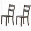 Chaise d'appoint de salle à manger 2 pièces