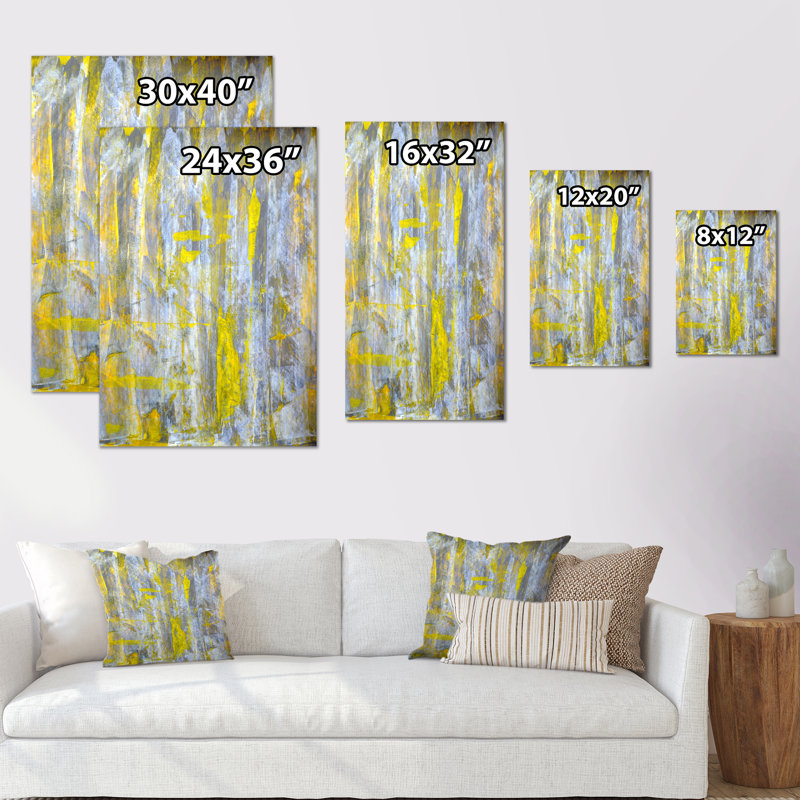Fusion de X abstrait - Peinture, H 20 po x l 12 po, Toile tendue