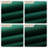 Velvet Curtains Decorative Soft Luxury Blackout Drapes Thermal Insulated Window Curtains 2 Panels Grommet Top, Dark Green, 52"x63"-454446061-454446050