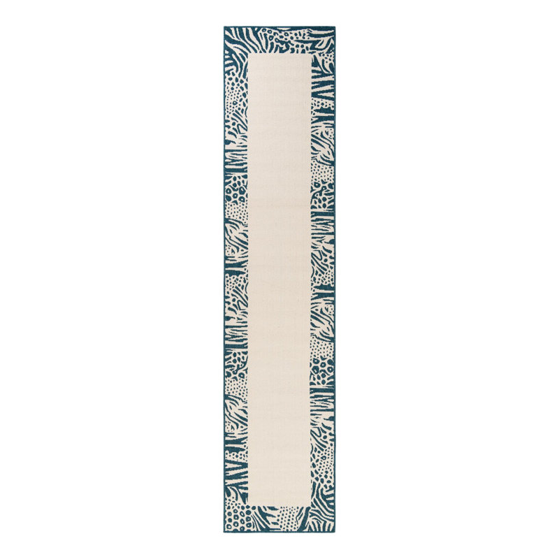 Gurjot Indoor/Outdoor Area Rug, Runner 2'7" x 12'