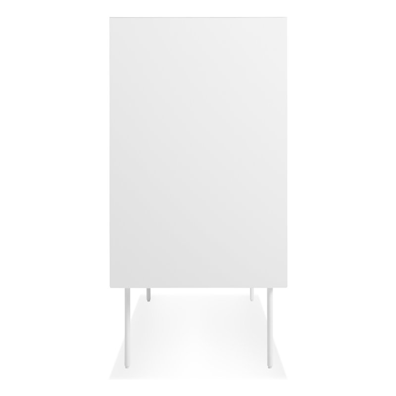 Clad 6 - Drawer Dresser, White/Hickory
