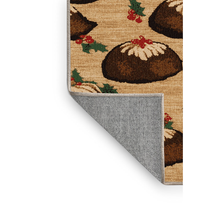  Tapis lavable avec pudding, Rectangulaire 7 pi x 10 pi