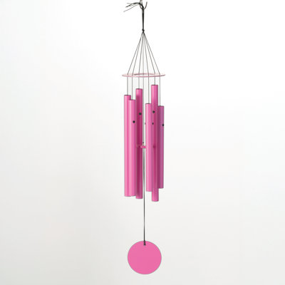 Pink Metal Powder Coat Wind Chime