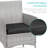 Nasrul 3-Piece Outdoor Wicker Conversation Patio Bistro Set, w/ 2 Chairs, Table-1389203126-1384558482