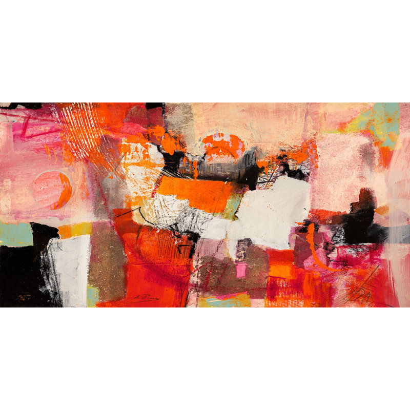 Colours of Summer 1 Piece Wrapped Canvas Painting, 60cm H x 120cm W x 4cm D