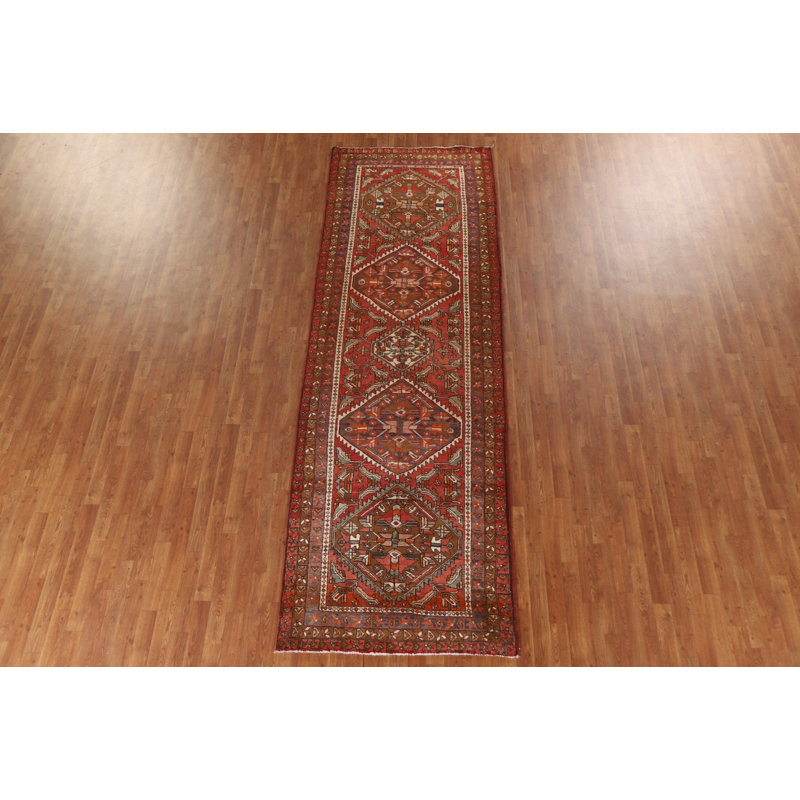 Tapis de couloir géométrique 4 x 12