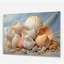 Photorealistic Seashells Collage - Art mural en acrylique coquillage pour la cuisine-101526013