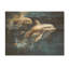 Blue Dancing Dolphines II - Animaux dauphin sur bois-713398602