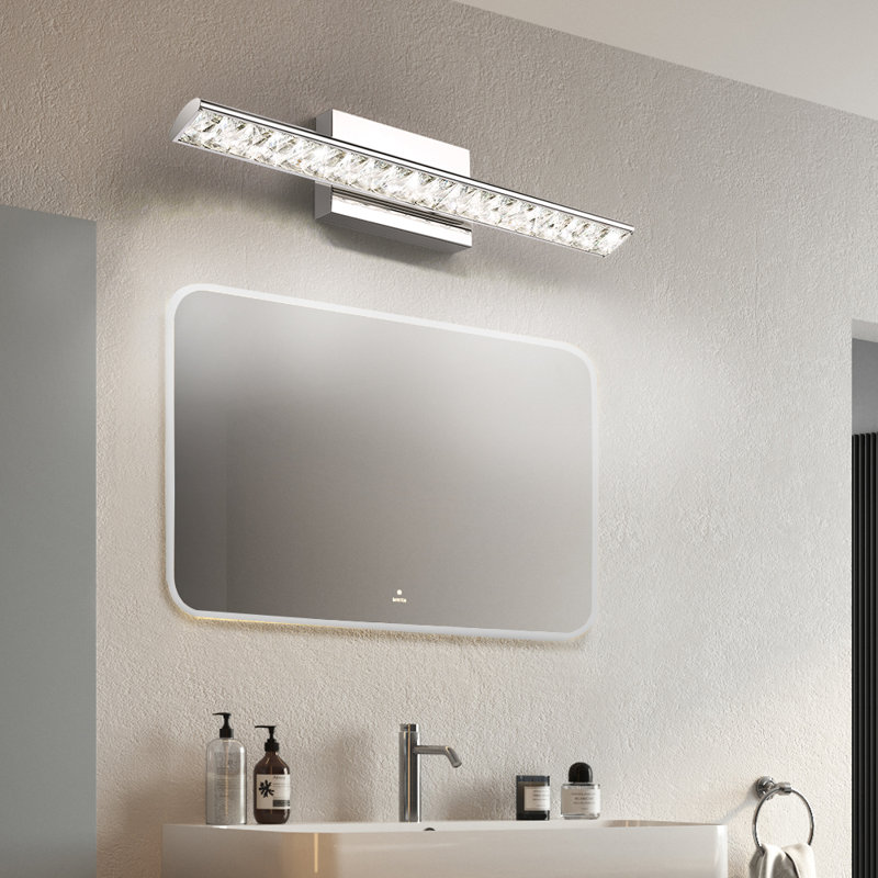 Éclairage pour meuble-lavabo Deleyza, L 24 po x H 4,7 po x l 4,3 po