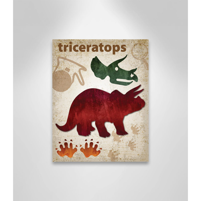 Adhésif décoratif dinosaures-04 ', H 14 po x l 11 po x P 1,5 po, Toile
