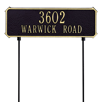 2-Line Lawn Address Sign