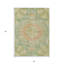 Tapis d'intérieur / extérieur 5 pi x 8 pi vert à motif floral articulé lavable