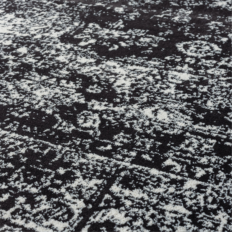 Tapis persan tissé délavé rétro