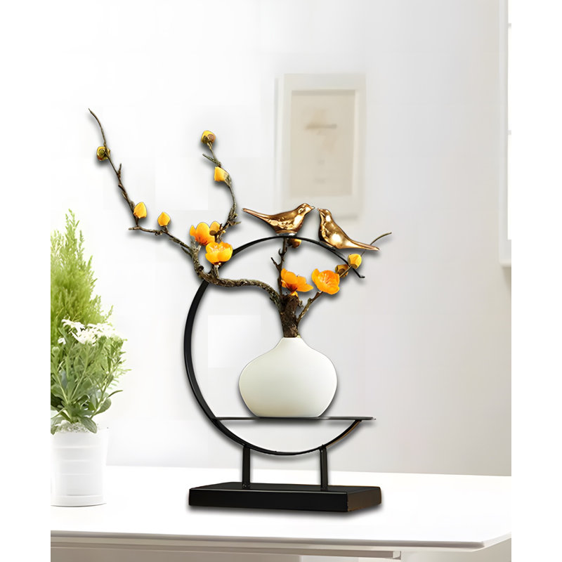 Décoration de bouteille de fleur de prunier