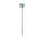 Bonfield 1 - Light Silver Square/Rectangle Pendant