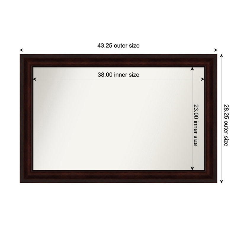 Miroir mural Nathian, 28,25 po x 43,25 po
