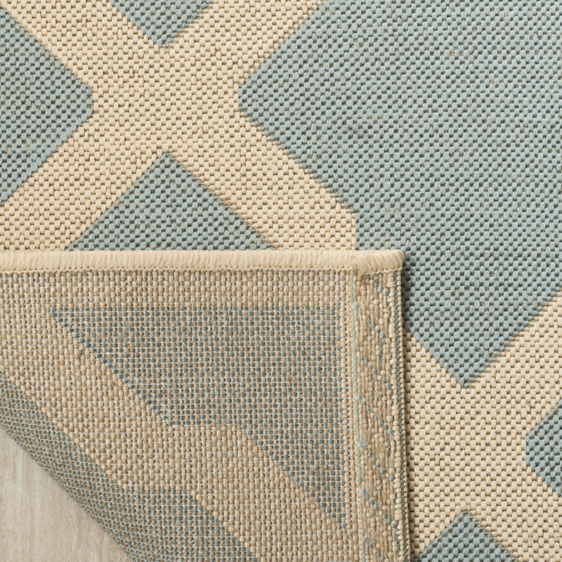Ferrill Linden 100 Performance Geometric Rug, Runner 2'2" x 8'