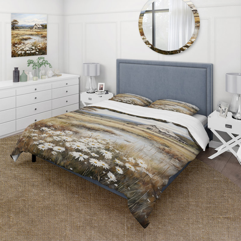 Ensemble de housse de couette en microfibre / polyester Farmhouse Quiet Retreat I