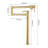 Pot Filler Faucet With Extension - 360 Rotatable And Foldable, Brushed Gold, Brass, Double Handles For Simple Water Management, Corrosion Resistance Coating Rotating Convenient Flow, Finish-17878357
