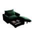 Canapé modulaire en velours côtelé pour agencement de salon polyvalent, siège profond avec coussins confortables et rangement-998804386