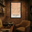 «Scenic & Cityscapes Fort Worth City Map», reproduction d'art-1262771117