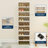 Oshiro 18 Pairs Plastic Collapsible Shoes Storage Box Easy Assembly