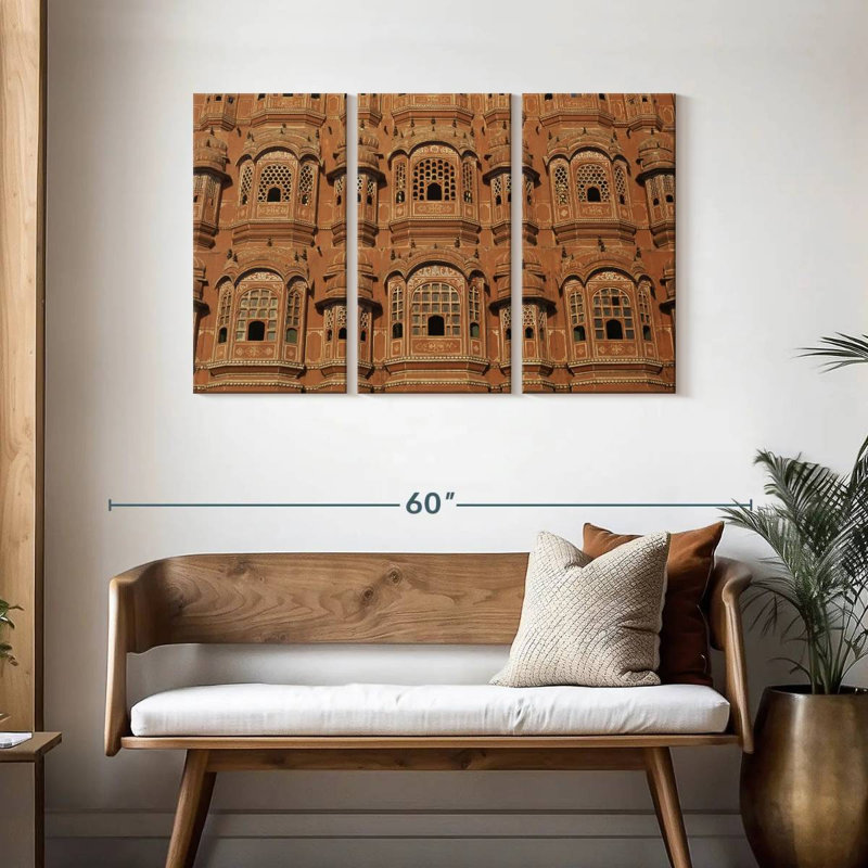 Nicci Hawa Mahal Architecture, H 28 po x l 45 po
