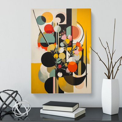 Bauhaus Flowers Vol.5 - Wrapped Canvas