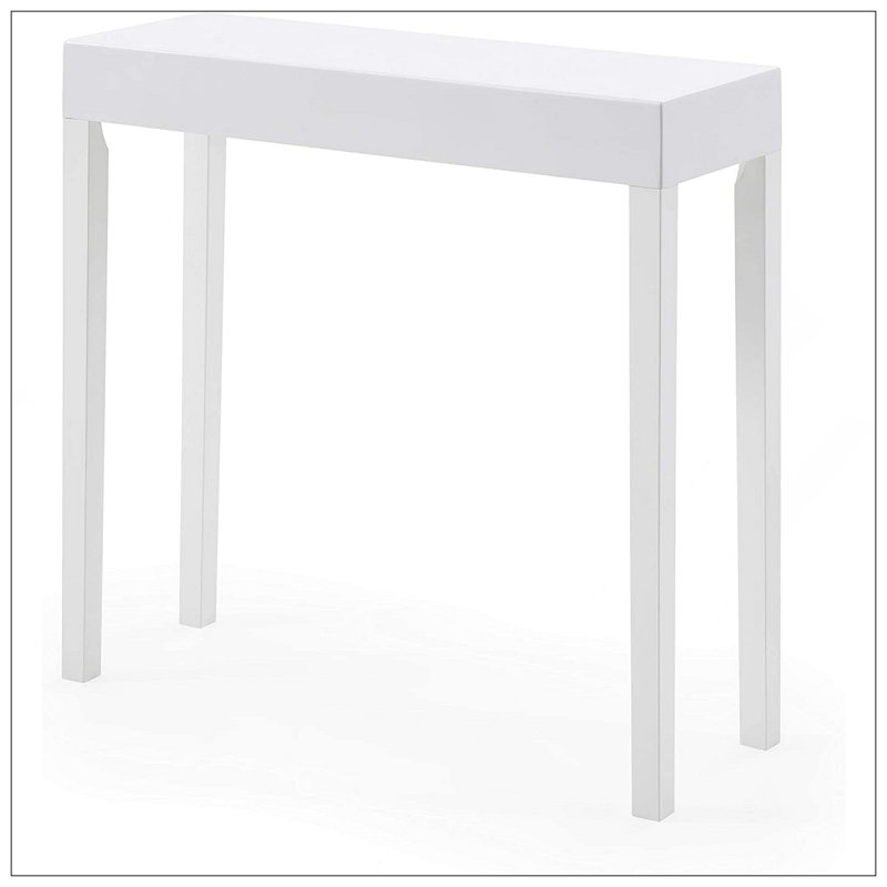 Modern Amy Console Table, Sofa Table, White