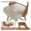 Tabouret de bar rotatif 28,9 po Mid-Century avec dossier et repose-pieds courbés-16524199
