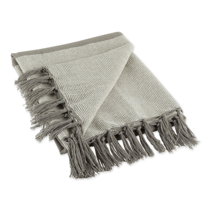 Jeté 100% coton , Gris