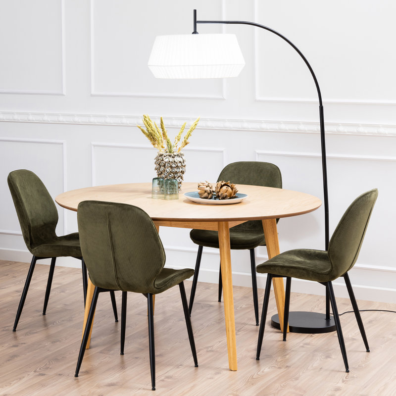 Fenja Round Dining Table, 76 H x 140 L x 140 W cm, Oak