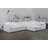 Mielke Cloud-Inspired 176" 7 Piece Oversized Deep Lounge Slipcovered Modular Corner Sectional with 2 Ottomans | Performance Fabric Washable Water-Resistant Stain-Proof | Deep-Seating Down-Filled Couch | Plush Cushions, Modern Design -595345345