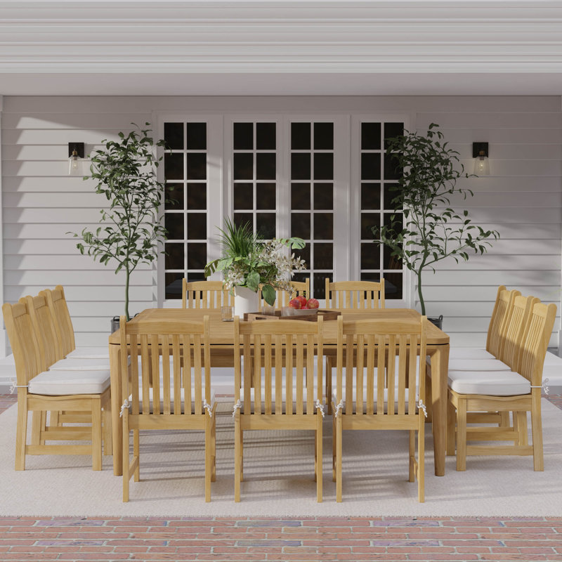 Veranda Outdoor 13 - Piece Teak Dining Set