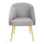Chaise avec accoudoirs en velours Sutton-1001593175