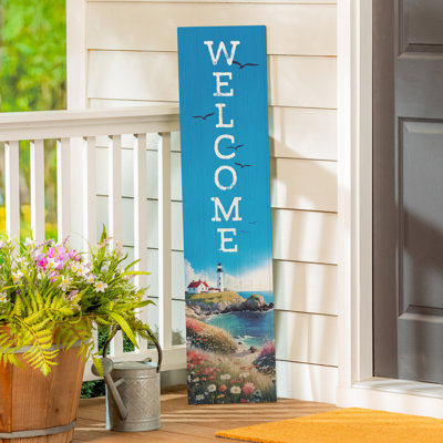 Coastal Porch Leaner Lighthouse 47" H